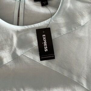 Express Women's Light Green Top